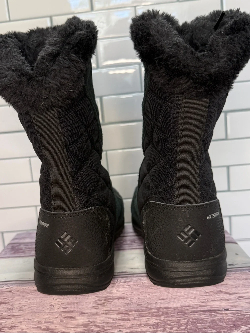 Columbia Ice Maiden II Snow Boots, Black, Women's Size 6